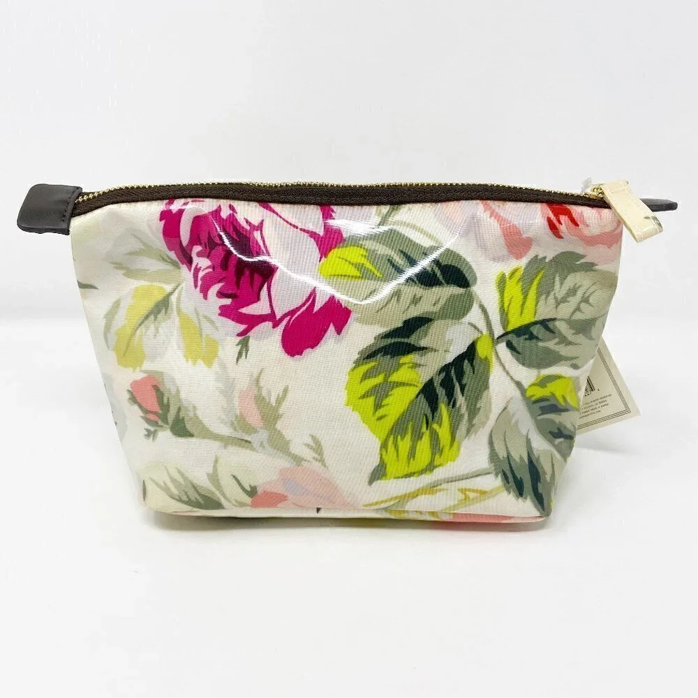 ANNA GRIFFIN | Set of 2 Floral Cosmetic Bags Coated Cotton